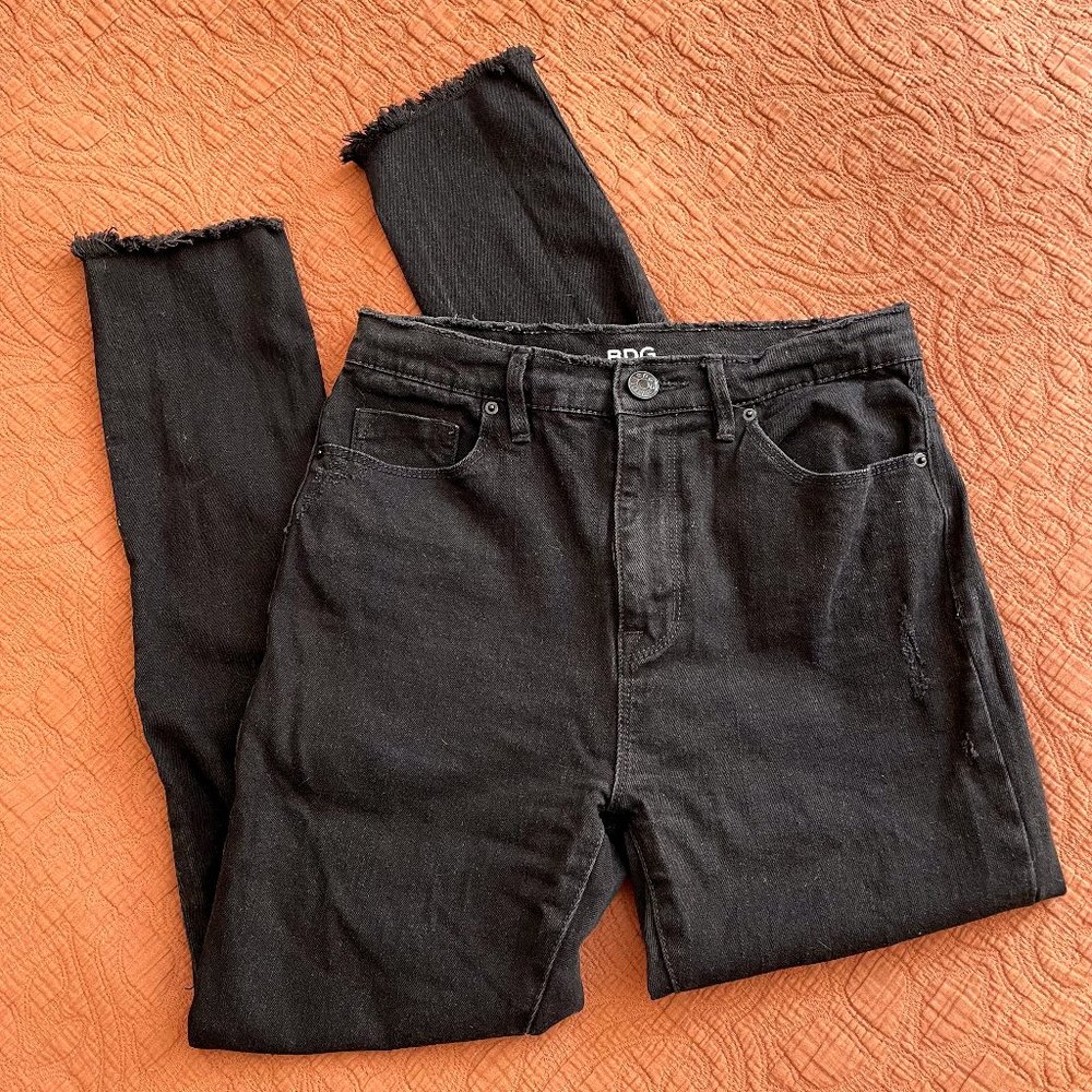 BDG High Rise Skinny Black Jeans